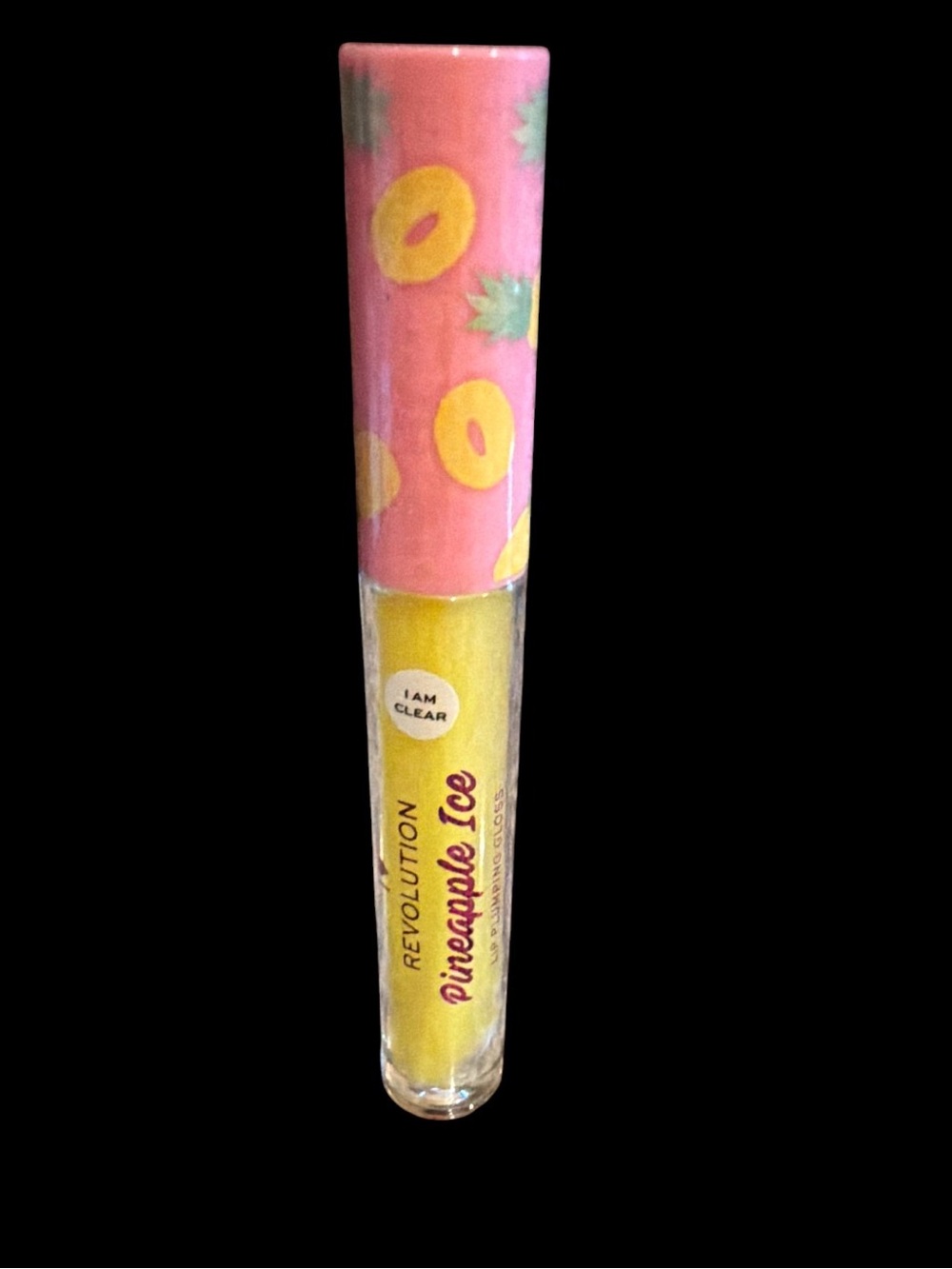 I❤️Revolution Pineapple Ice Clear Plumping Gloss
